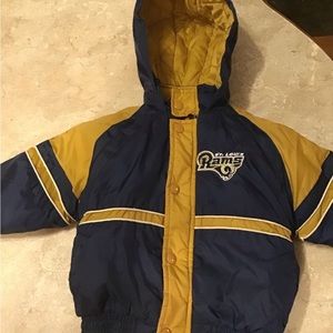 Rams St Louis baby coat 18 month vintage in excellent shape! Football warm coat